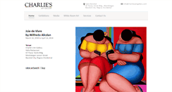 Desktop Screenshot of charliesartgallery.com